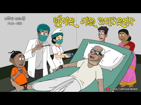 Natia Comedy Part 552 || Bhimara gala Operation