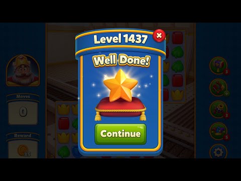 Royal Match - King Robert - Level 1437