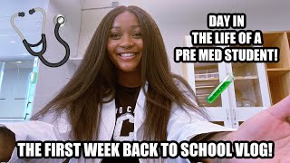Day In The Life of a Pre Med Student *FULL WEEK EDITION* (emotional)