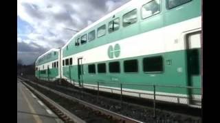 Railfanning Long Branch GO Station, Toronto, Canada, Part 1.