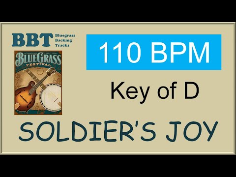 Soldier's Joy  - 110 BPM bluegrass backing track