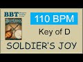 Soldier's Joy  - 110 BPM bluegrass backing track