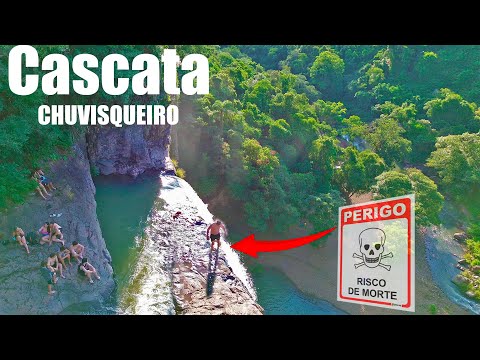 Cascata Chuvisqueiro! 76 Metros de Queda, Riozinho RS camera e drone