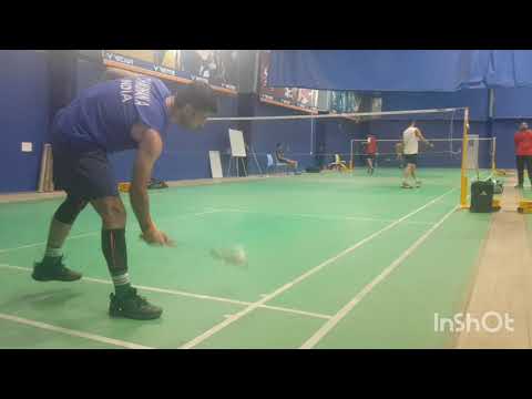 Badminton Men's Singles Vs Ashsish Munjal | Practice Game