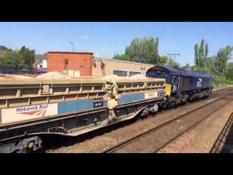 DRS 66430 seen passing Swinton working the Mountsorrel Sidings to Carlisle New Yard