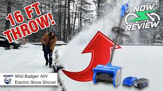 Testing the Wild Badger Electric Snow Shovel