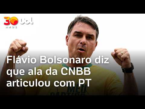 Flávio Bolsonaro diz que ala da CNBB articulou com PT fake news sobre Nossa Senhora Aparecida