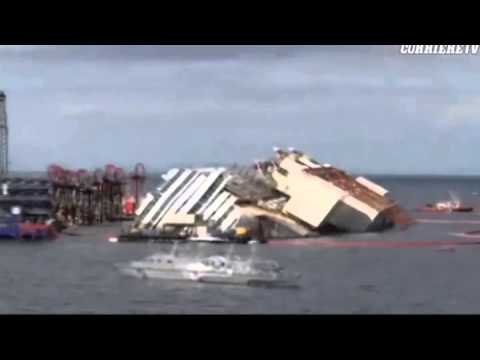 El reflote del Costa Concordia, en 30 segundos | Fuente: Il Corriere