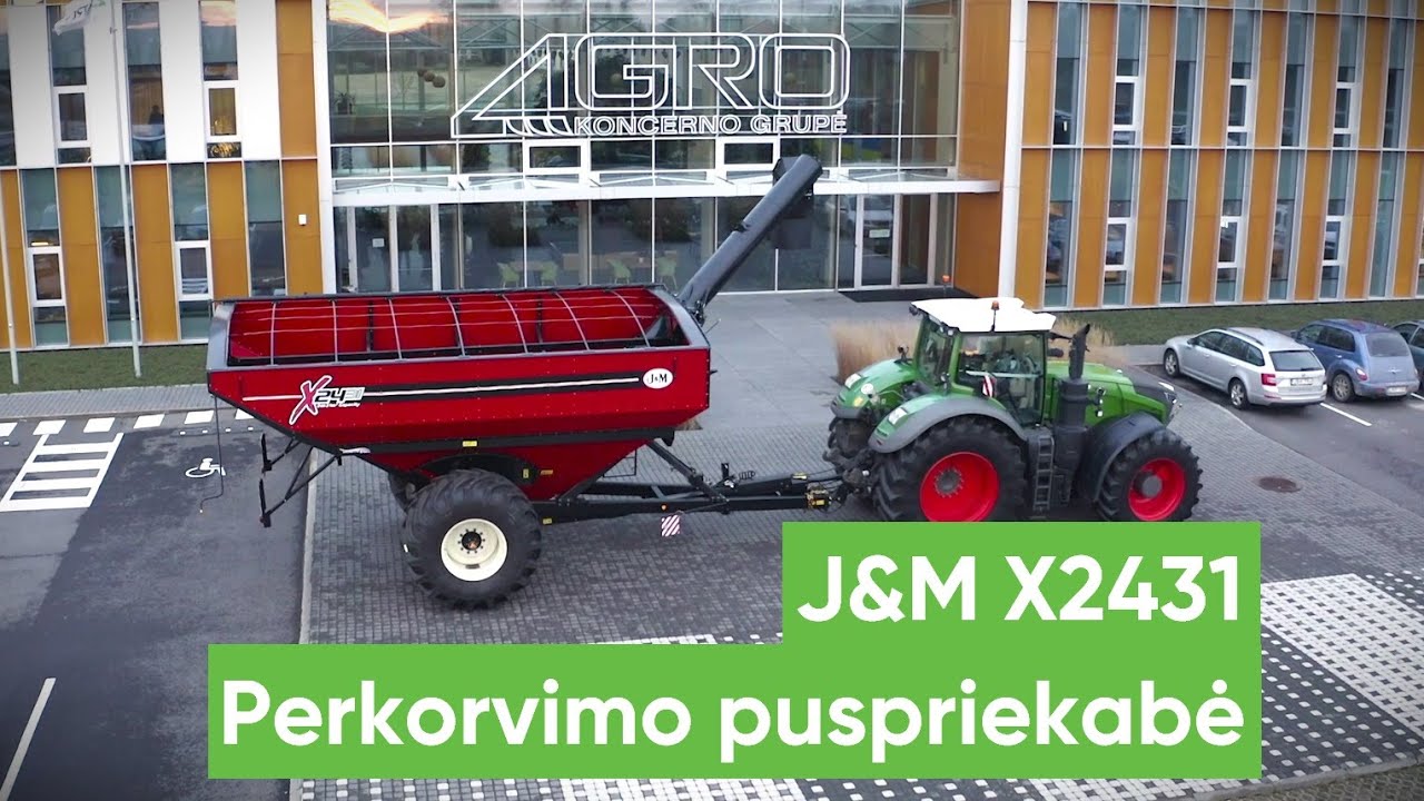 Agrokoncerno technika - J&M01_01P - perkovimo puspriekabė PAGRINDINIS