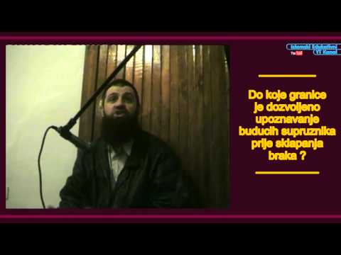 Dr. Safet Kuduzović - Granice upoznavanja prije sklapanja braka