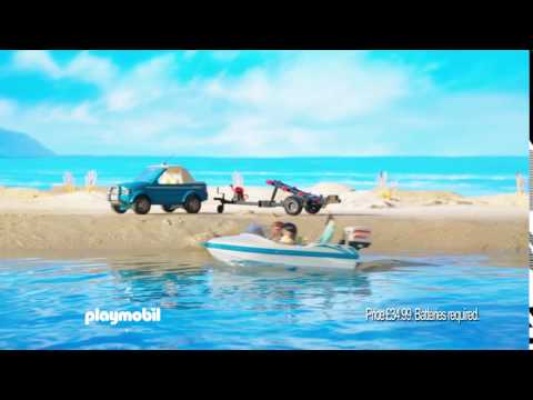 Playmobil Summer Surfer Pickup with Speedboat