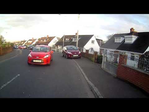 Driver sees a cyclist and forgets how to drive