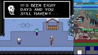 Undertale speedrun Neutral 1:02:17