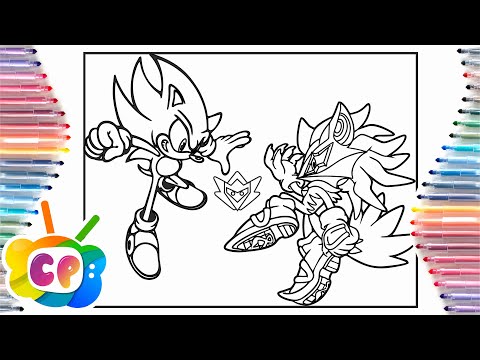 Sonic vs INFINITE coloring page/ Sonic Forces/Cartoon - On & On (feat. Daniel Levi) [NCS Release]