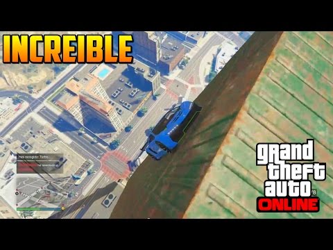 LA RAMPA MAS EMPINADA Y GRANDE DE TODAS! - Gameplay GTA 5 Online Funny Moments (Carrera GTA V PS4)