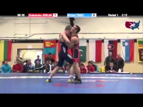 59 KG QF Zhakansha Korlan KAZ vs Michal Tracz POL