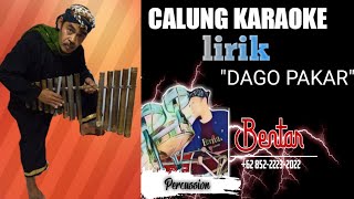 Download lagu DAGO PAKAR karaoke[calung] lirik (@Bentarpercussion ) mp3