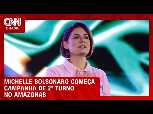 Entenda: Michelle prepara agenda no Amazonas para o segundo turno | BASTIDORES CNN