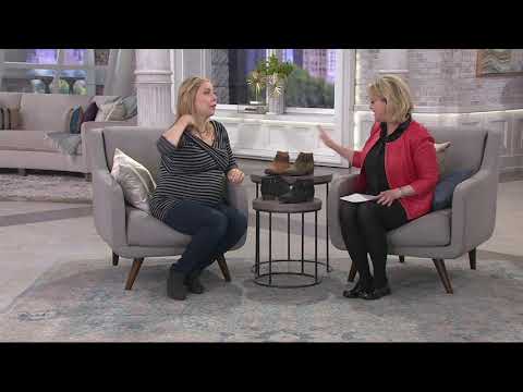 Clarks Leather Side Zip Ankle Boots - Addiy Cora on QVC