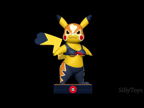ピカチュウ リブレ - Pokémon Go 3Dプリントモデル in 動物 391552