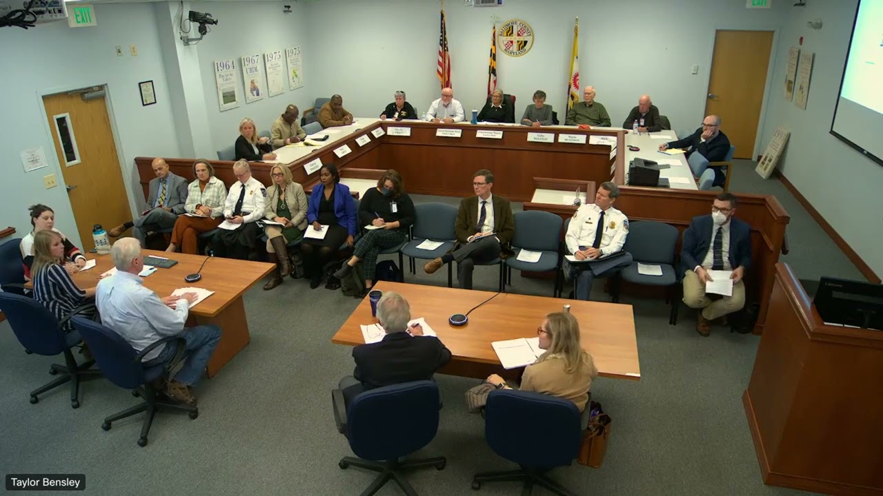 Baltimore County Planning Board Capital Improvement Program Citizen Input Meeting, October 20, 2022