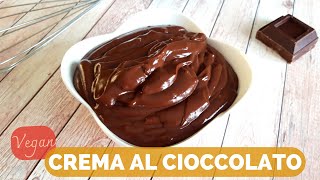 CREMA PASTICCERA AL CIOCCOLATO senza uova - facilissima