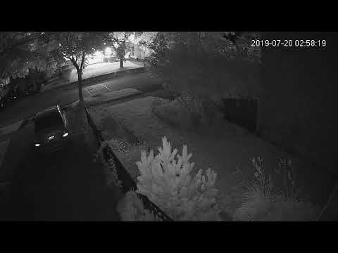 Security Camera Footage of Arson Suspect