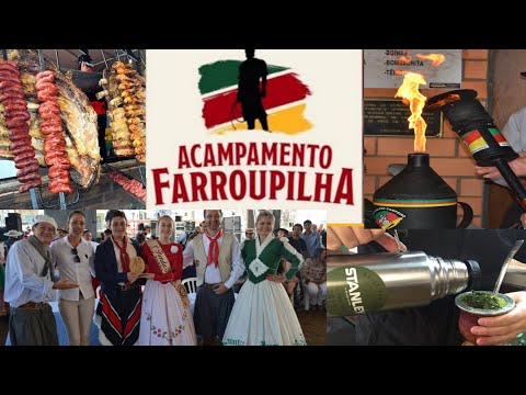 ACAMPAMENTO FARROUPILHA _PARQUE HARMONIA PORTO ALEGRE 2025 #riograndedosul #tradição #rodeio #viral 