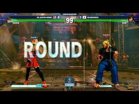 SFV   EG Justin Wong vs  EG Momochi   Brooklyn Beatdown   Quarterfinals   Lower Bracket