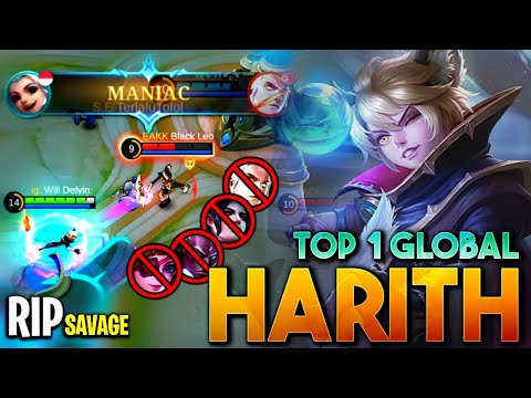 MANIAC Hyper Harith | Top 1 Global Harith By Will Delvin - Mobile Legends