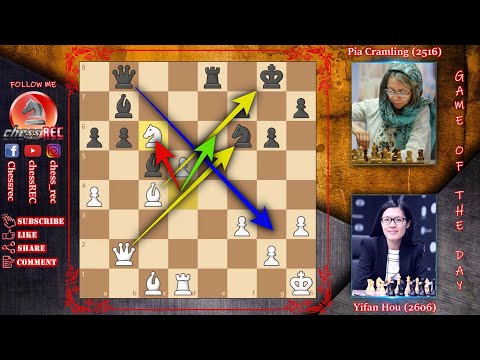 Yifan Hou (2606) vs Pia Cramling (2516) | 2012 | Game Of The Day | 5
