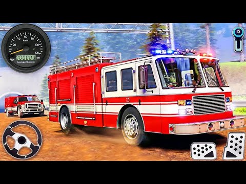 Fire Rescue Track Simulator 3D - Fire Truck Rescue Simulator 3D - Android Gameplay 