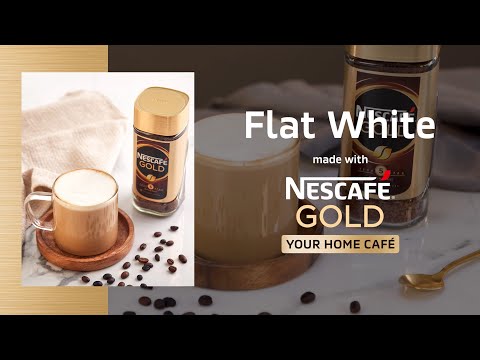 How to Make a Flat White at Home with NESCAFÉ GOLD