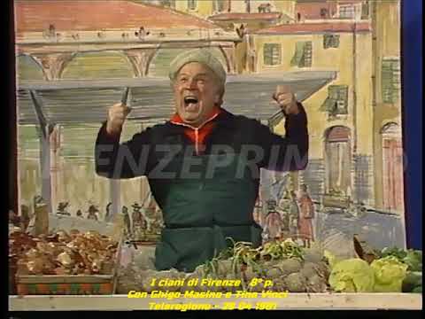 I ciani di Firenze 8 p. Ghigo Masino e Tina Vinci. + Sigla finale. Teleregione  29 04 1981