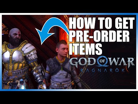 How To Get Pre-Order Bonus Items - God of War Ragnarok (PS4, PS5)