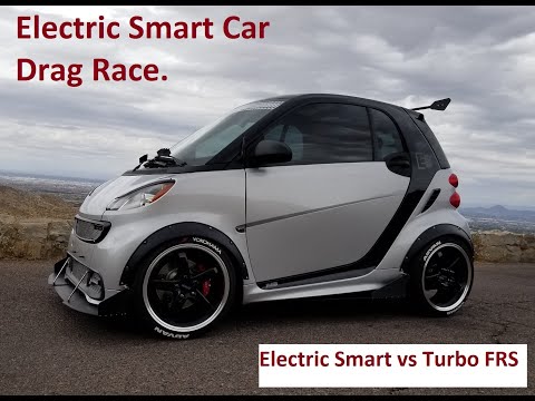Electric Smart drag race