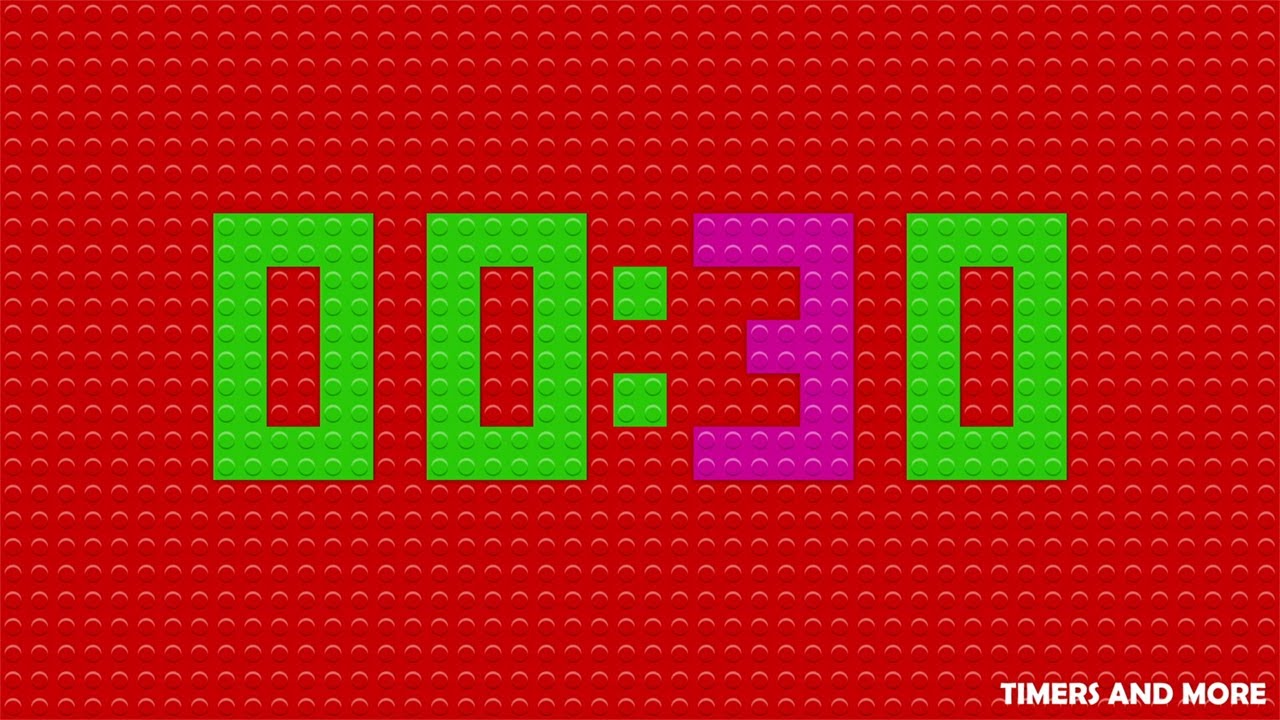 30 Second Lego Inspired Countdown Timer