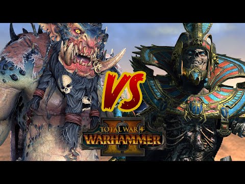 Can Settra SAVE the Tomb Kings? - vs Norsca // Total War: WARHAMMER II Multiplayer Battle