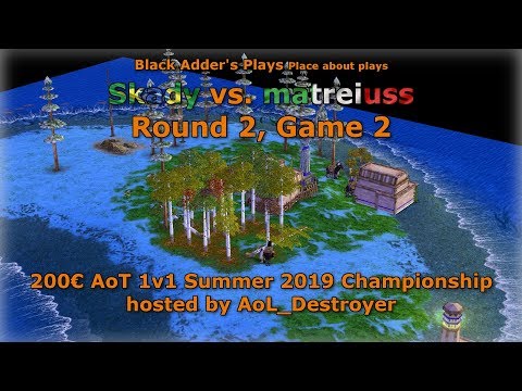 Summer 2019 Championship, R2 - Skady vs. matreiuss, Game 2 - Age of Mythology: The Titans