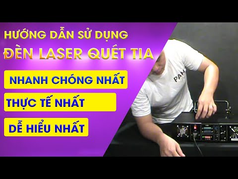 Đèn Laser 7 màu RGB giá rẻ cho cafe DJ, phòng Karaoke VIP