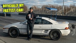 Twin Turbo Mr2 Make It's Fastest Pass Ever!