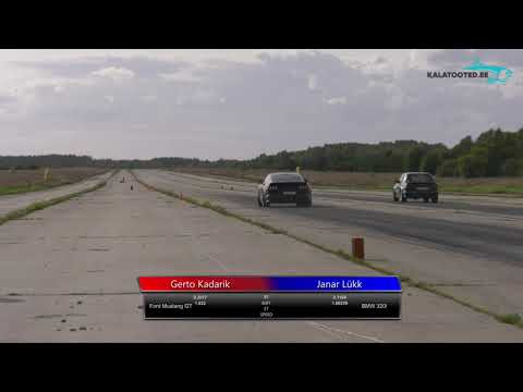 Gerto Kadarik - Ford Mustang GT vs Janar Lükk - BMW 320i. Dragrace@EDRAfinals2019