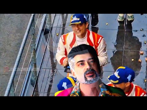 #Ajith Kumar Racing 12H SPA Francorchamps 2nd place win Exclusive podium video | HBD #AK