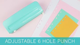 Adjustable 6 Hole Punch - Craftelier