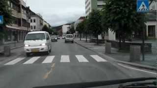 preview picture of video 'Voss, driving through Vossevangen .  SAM_0920.MP4'
