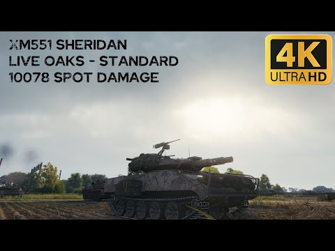 XM551 Sheridan 10,1k spot damage 2 frags on Live Oaks - World of Tanks