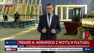 Premier Morawiecki: Polacy chcą mieć własne dom