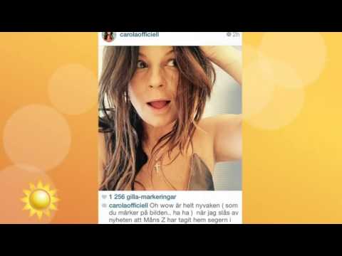 Måns hyllas av kändisar på nätet - Nyhetsmorgon (TV4)