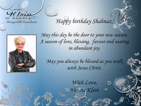 Happy Birthday Shahnaz