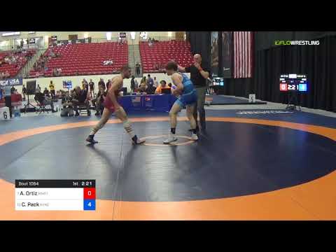 2018 Marine Corps US Open/Senior Men's Greco-Roman 77 Rnd Of 16 - Alec Ortiz (MNST) Vs. Cody Pack